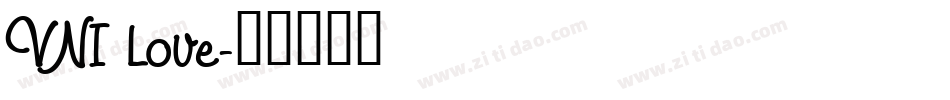VNI Love字体转换